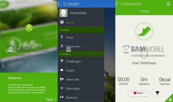Svelata la nuova interfaccia di S Health, l'applicazione per il fitness di Samsung