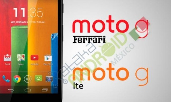 Motorola Moto G, due nuove versioni in arrivo