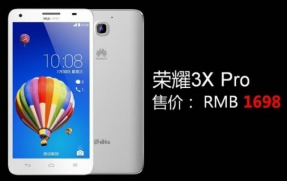 Huawei Honor 3X Pro: nuovo smartphone Android per il mercato cinese