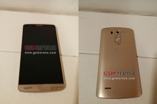 LG G3: nuove foto mostrano la colorazione oro e l'assenza di bordi