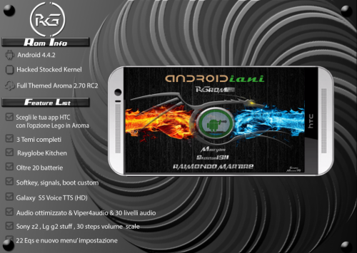 HTC One M8: la Rayglobe ROM contro tutti!