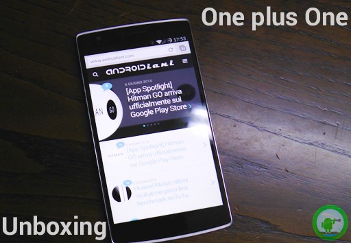One Plus One: unboxing della versione cinese