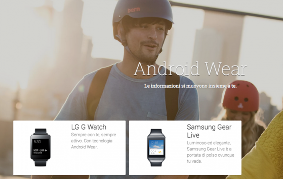 LG G Watch e Samsung Gear Live disponibili sul Play Store a 199€
