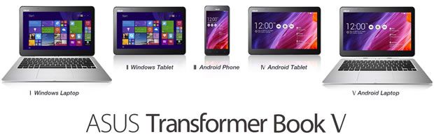 ASUS Transformer Book V: nuovo ibrido con tablet Windows e smartphone Android