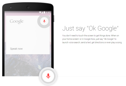 I comandi vocali dell'App Google permettono di effettuare chiamate in vivavoce