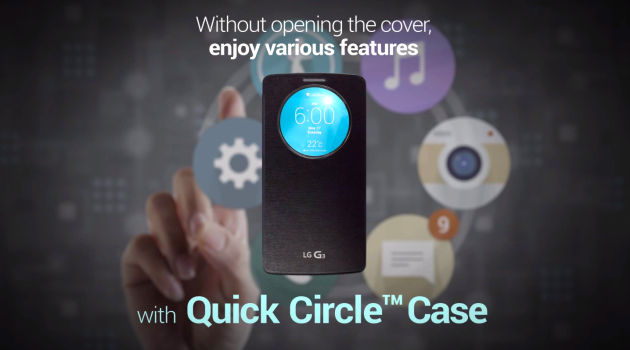 LG G3 QuickCircle Clock: orologi personalizzati per la cover del G3