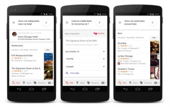 Google Now sempre più completo: in USA è possibile prenotare un ristorante