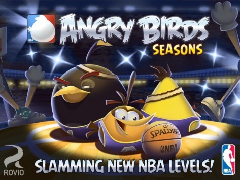 Angry Birds Seasons si aggiorna e aggiunge 15 livelli dedicati a NBA