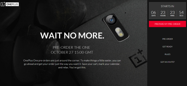 OnePlus One, si cambia: preordini al via dal 27 Ottobre