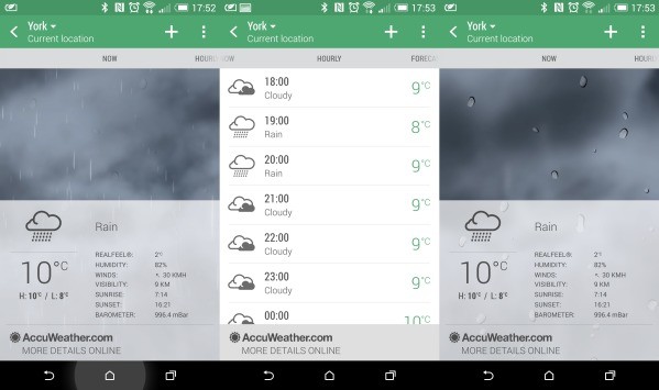 HTC Weather arriva ufficialmente sul Play Store