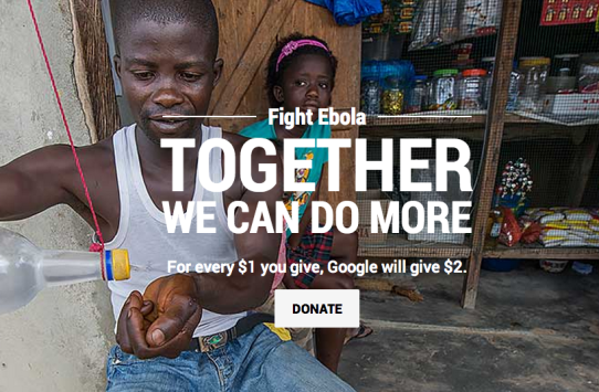 Fight Ebola: Google annuncia la propria campagna 2:1