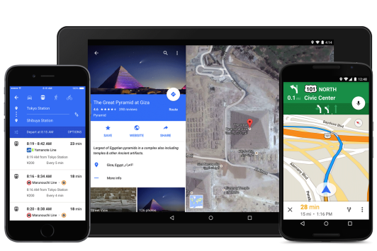 Google Maps: il material design raggiunge le mappe [DOWNLOAD]