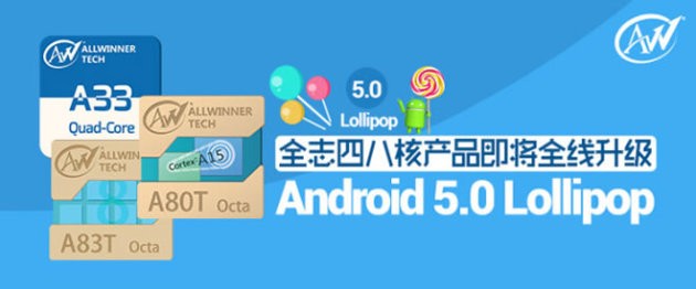 AllWinner ci mostra Android 5.0 in esecuzione sul proprio A80
