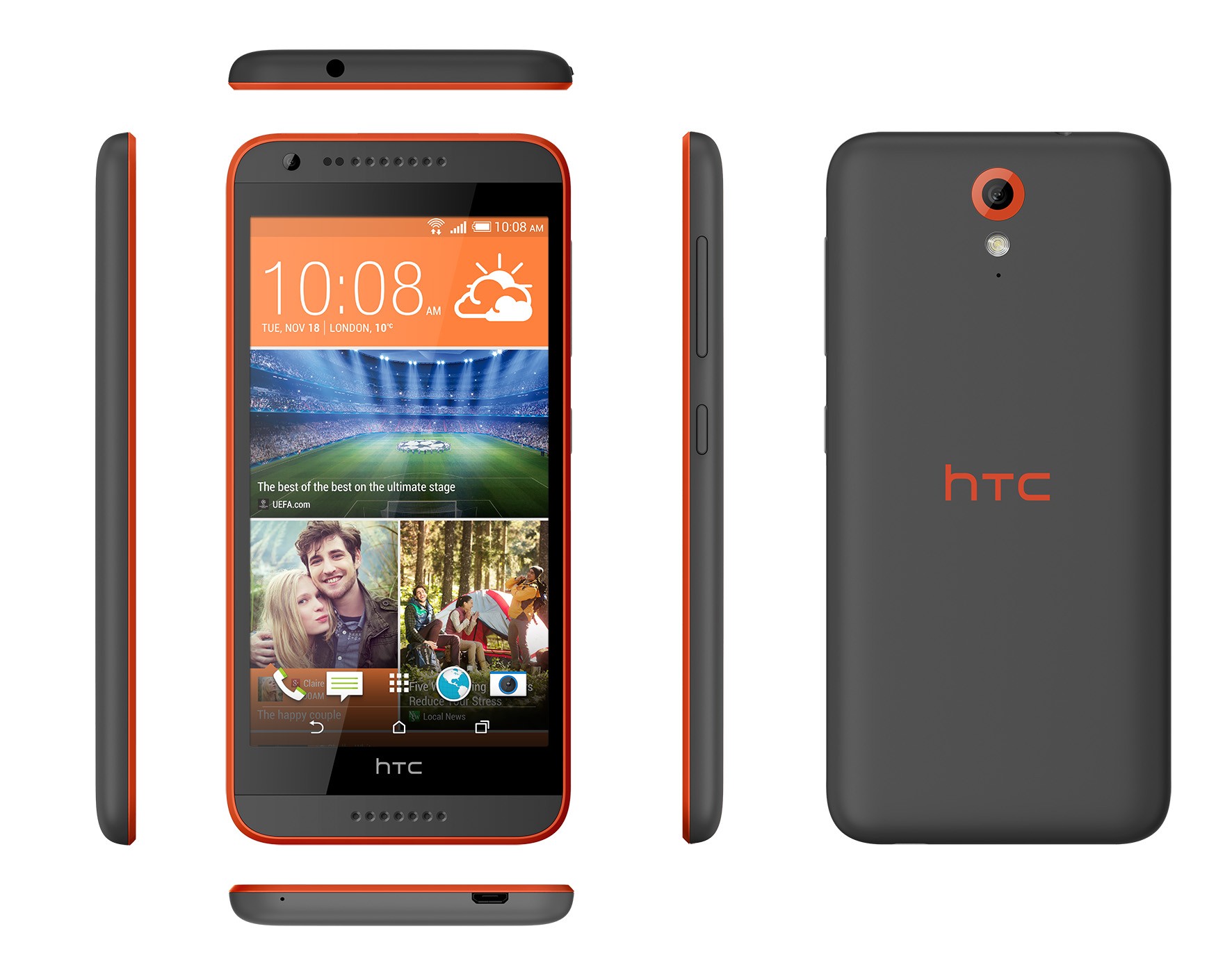 Как сделать скриншот на htc desire 620g