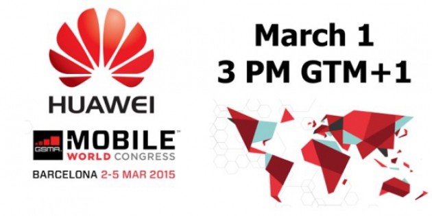 Huawei terrà una conferenza giorno 1 Marzo al MWC 2015