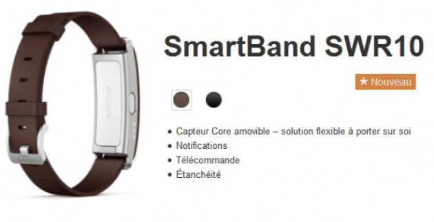 Sony SmartBand SWR10 disponibile anche con cinturino in pelle