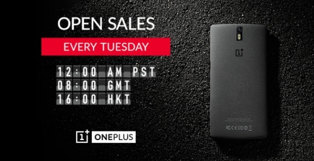 OnePlus One disponibile senza invito ogni martedì