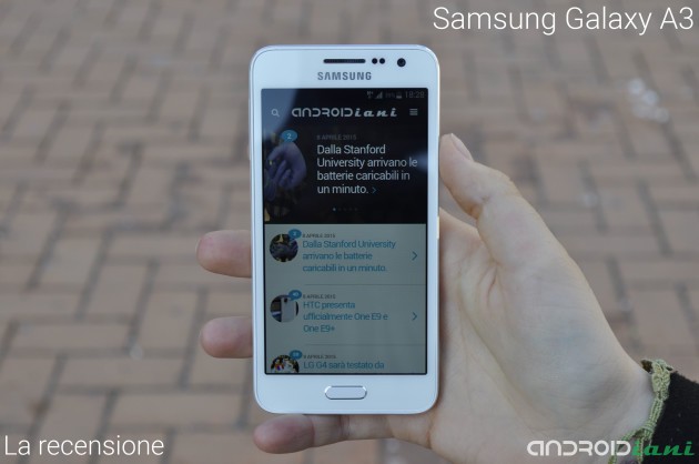 Samsung Galaxy A3: la recensione