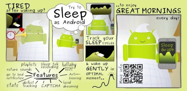 Sleep as Android si aggiorna e introduce il supporto a Google Fit e Pebble Time