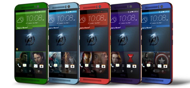HTC One M9 immaginato in alcuni render in tema Avengers