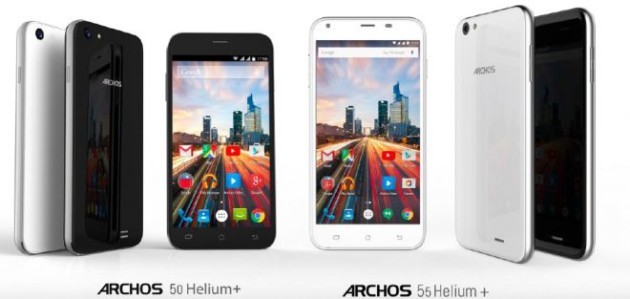 Archos 50 Helium Plus e 55 Helium Plus: nuovi smartphone dual-SIM con supporto 4G