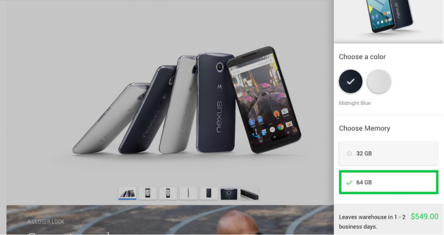 Google taglia il prezzo di Nexus 6 negli USA