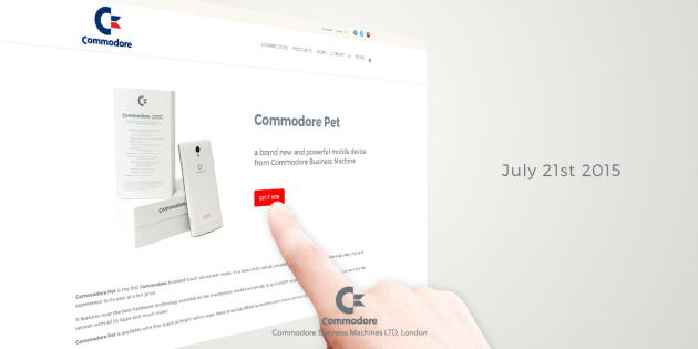 Commodore PET disponibile all’acquisto tramite il sito ufficiale