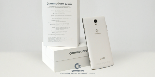 Commodore Pet: nuovo smartphone con Android Lollipop, CPU octa-core e display FHD