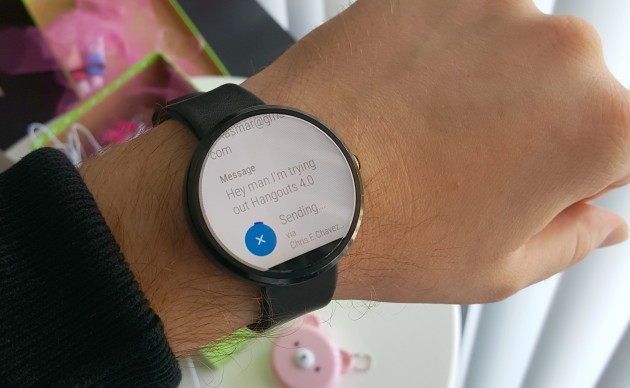 Hangout 4.0 si mostra su Android Wear