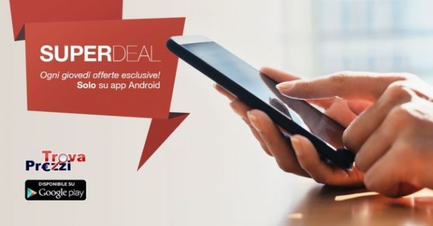 TrovaPrezzi Super Deal, ogni giovedì offerte esclusive sull'app Android: si parte con Kobo Aura