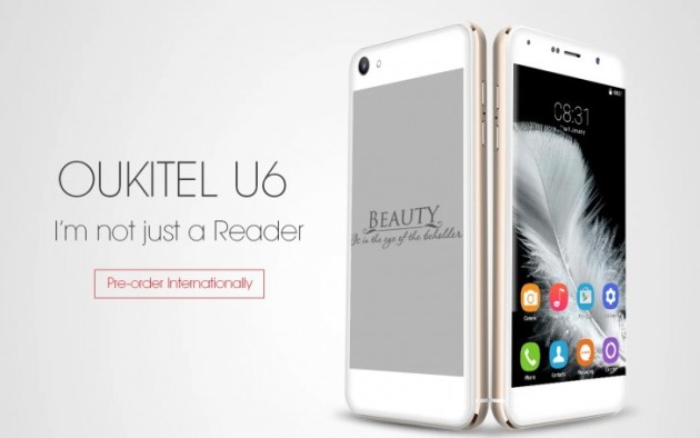 Oukitel U6: lo smartphone con doppio display disponibile al pre-ordine