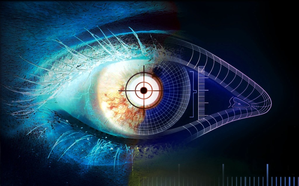 Sicurezza biometrica eye recognition