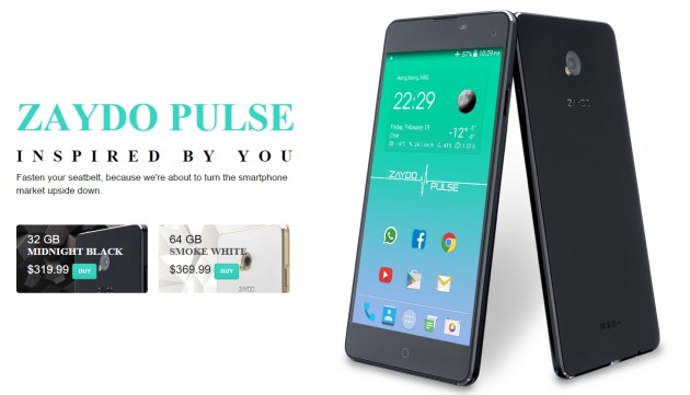 Zaydo Pulse: nuovo smartphone Android con Snapdragon 810, display FHD e 4GB di RAM