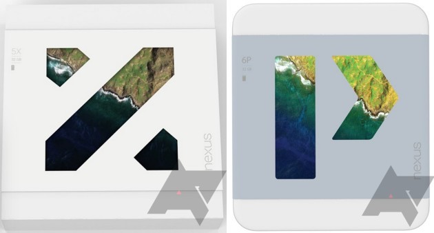 Nexus 5X e Nexus 6P: le confezioni di vendita confermano i nomi