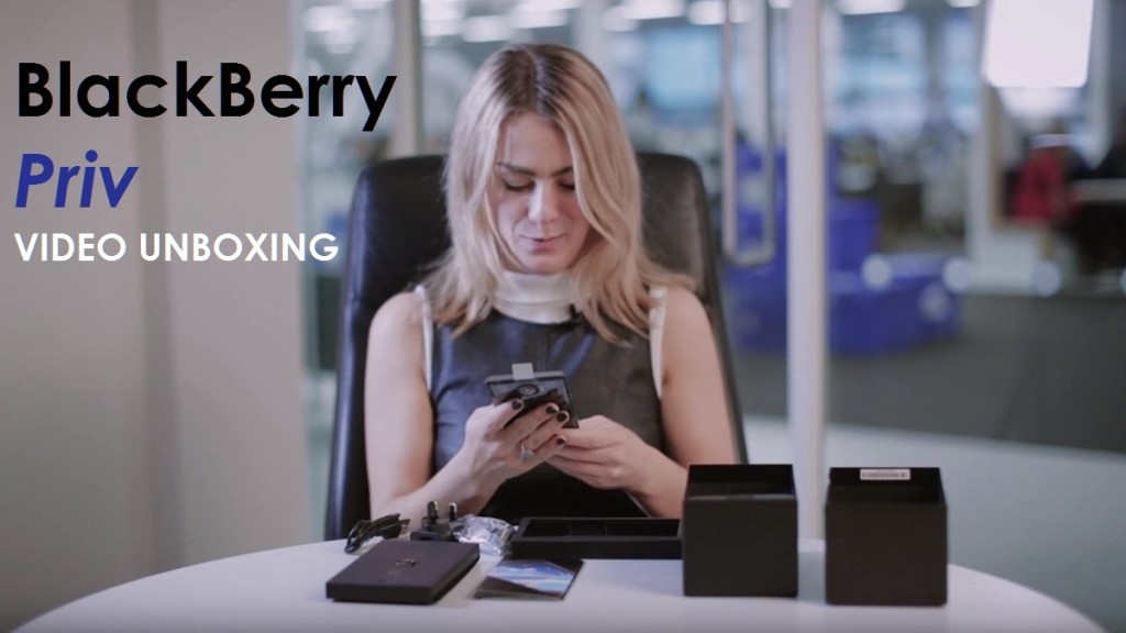 BlackBerry Priv ecco il primo video unboxing