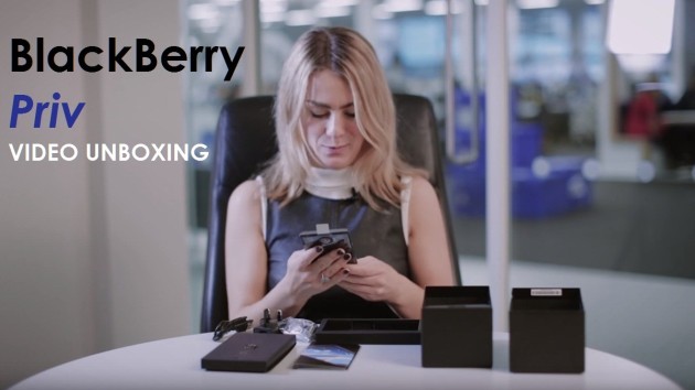 BlackBerry Priv: ecco il primo video unboxing