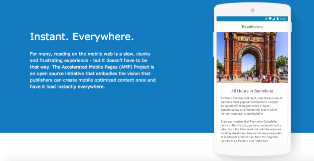 Google punta a velocizzare il web con Accelerated Mobile Pages