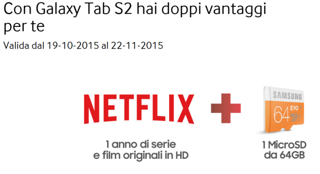 Netflix arriva in Italia: fino a un anno di abbonamento in regalo acquistando device Samsung