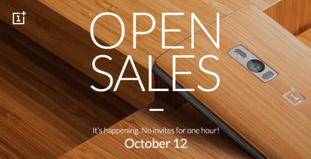 OnePlus 2, vendite senza invito il 12 Ottobre (ma per una sola ora)