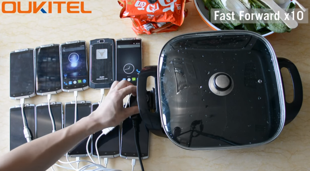 Oukitel K10000: lo smartphone che cucina i noodles