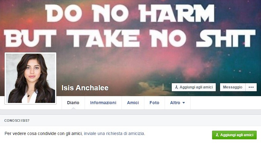 Facebook il tuo nome è Isis Ti blocchiamo l'account