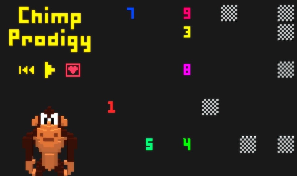 chimp prodigy giochi