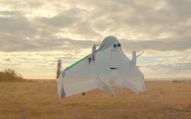 Google Project Wing: dal 2017 le consegne con i droni