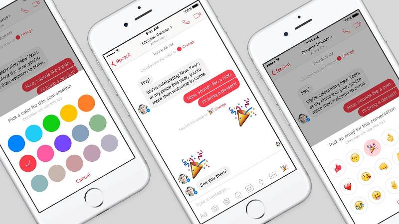 Facebook Messenger cambia nome, colore ed emoji