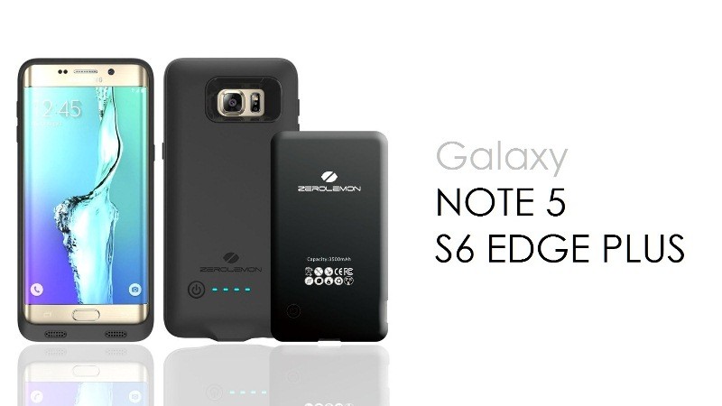 Galaxy S6 Edge Plus e Note 5 le cover con batteria integrata