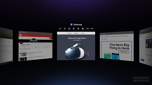 Samsung: annunciato il primo browser per la realtà virtuale
