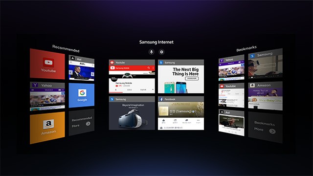 Samsung annunciato il primo browser per la realtà virtuale