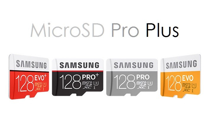 Samsung ecco le nuove microSD PRO Plus da 128GB