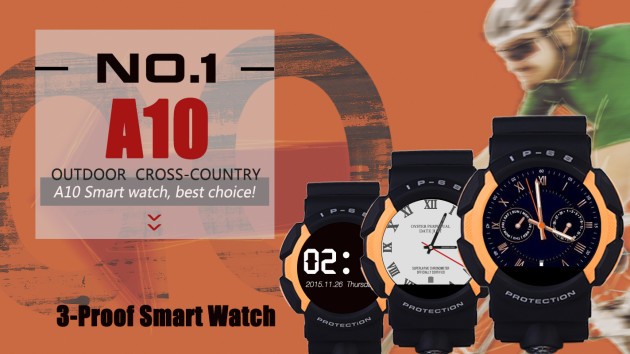 Ecco A10, il nuovo smartwatch rugged di NO.1