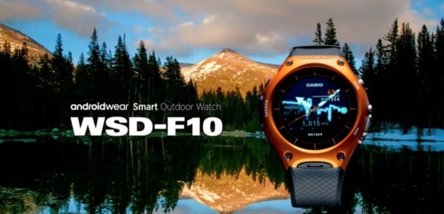 Casio WSD-F10: nuovo smart outdoor watch con Android Wear